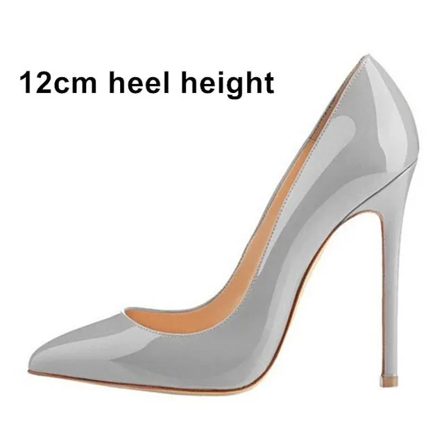 12CM High Heels Shoes Woman High Heels Pumps Wedding Bridal Shoes