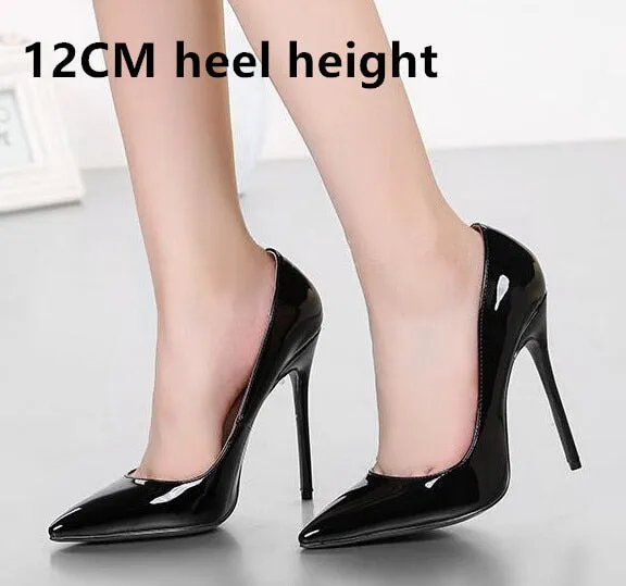 12CM High Heels Shoes Woman High Heels Pumps Wedding Bridal Shoes