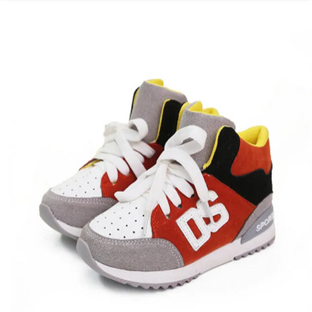 2017 Hot-selling  sport shoes running shoes boys child spring girls children shoes pedal sneakers