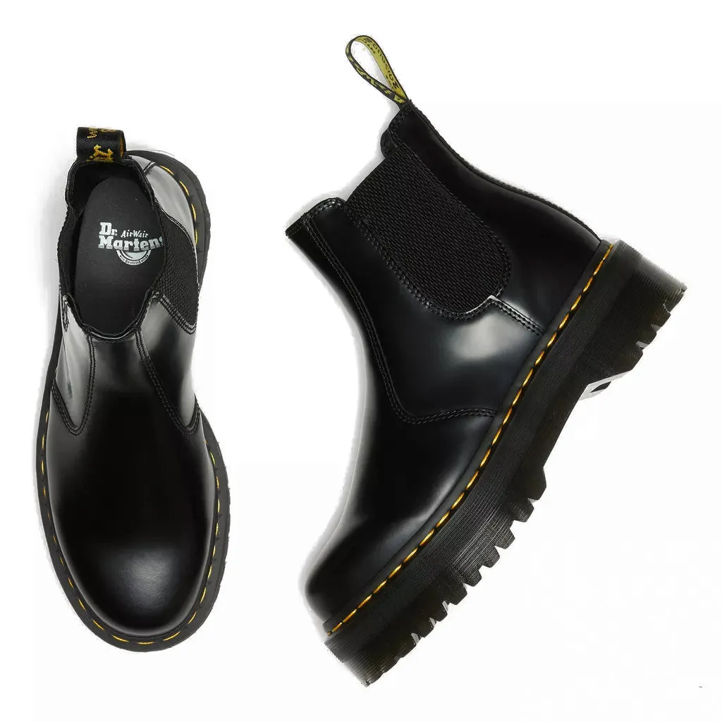 2976 Smooth Leather Platform Chelsea Boots