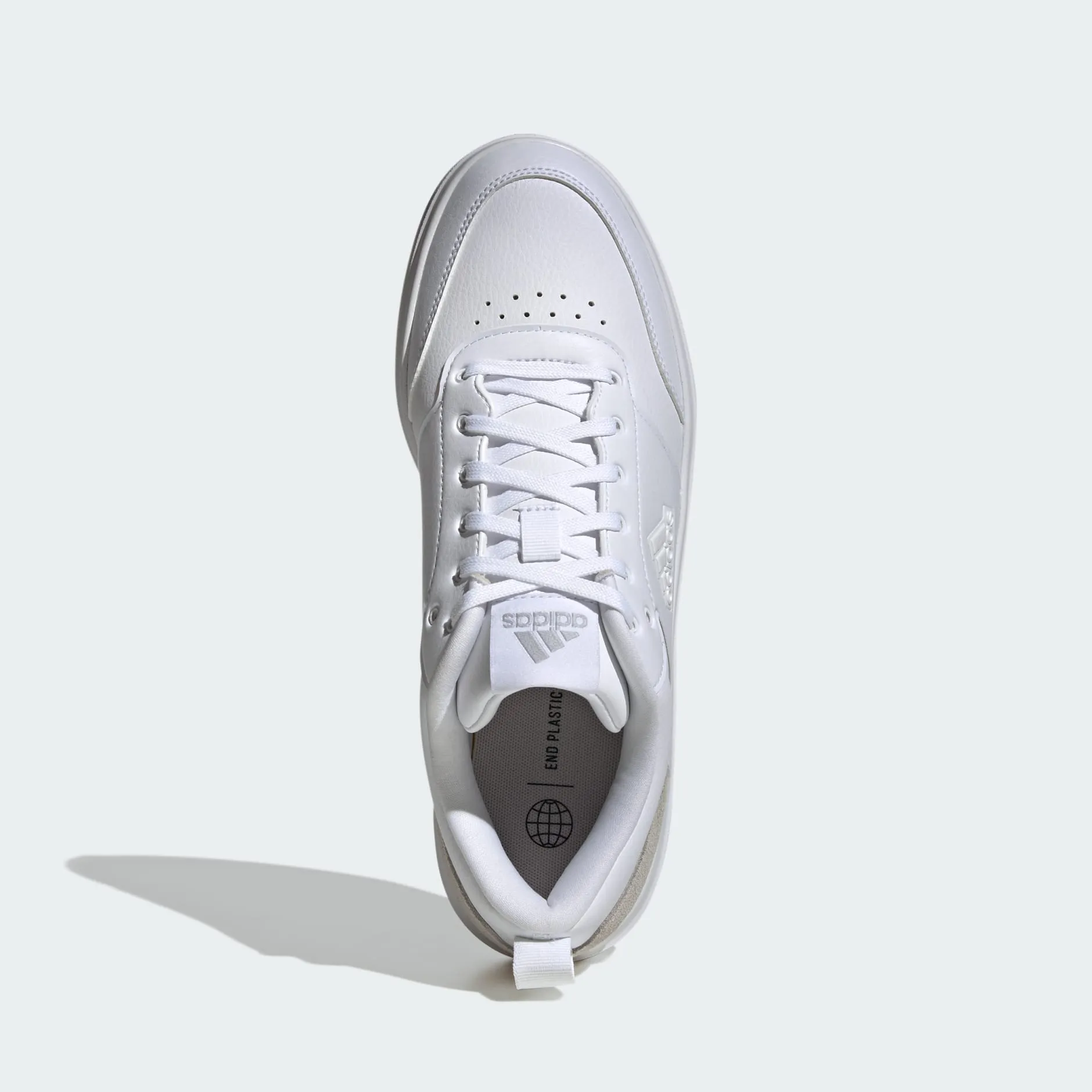 ADIDAS PARK STREET SHOES - MEN - CLOUD WHITE/GREY