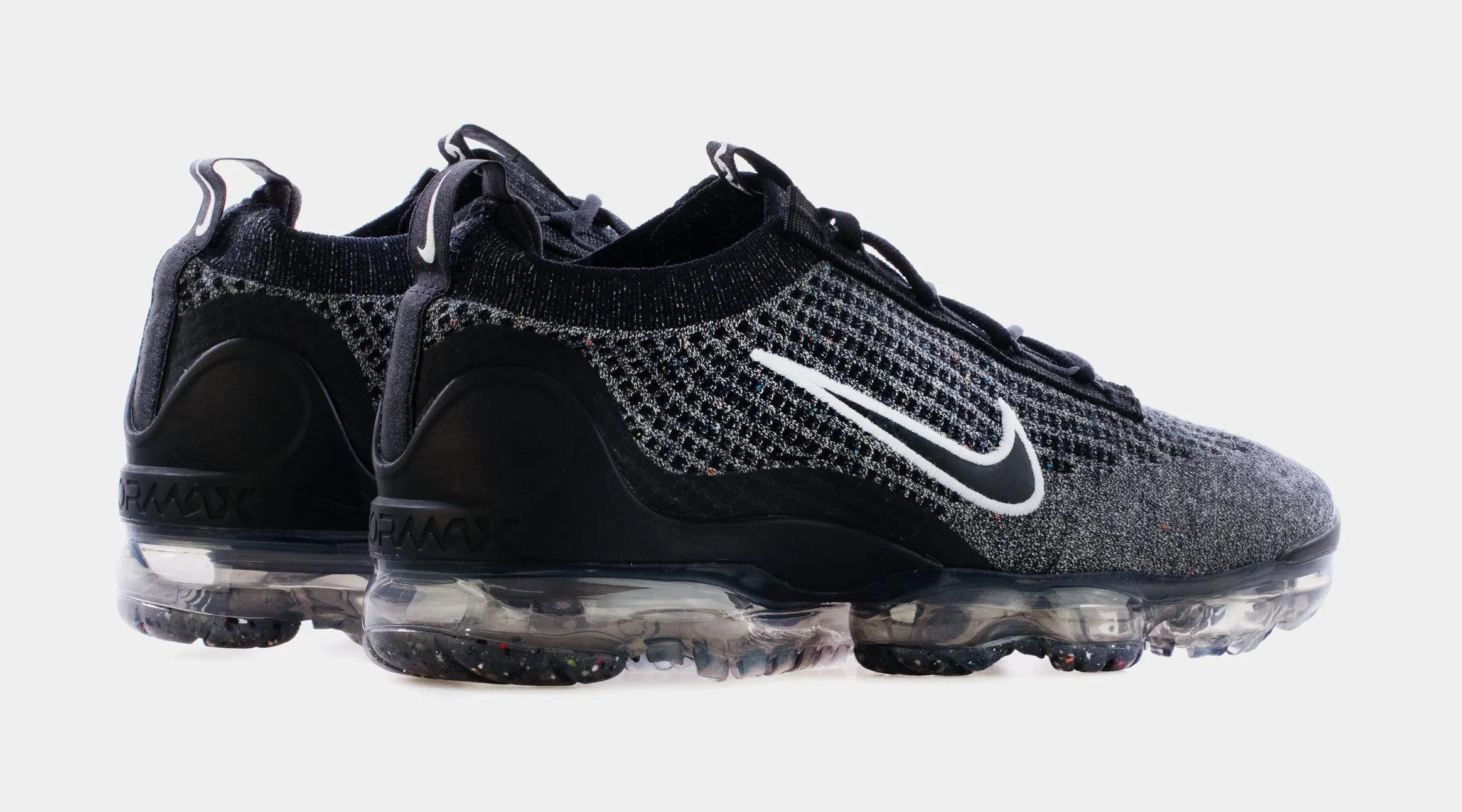 Air Vapormax 2021 Flyknit Mens Running Shoes (Black/Grey)