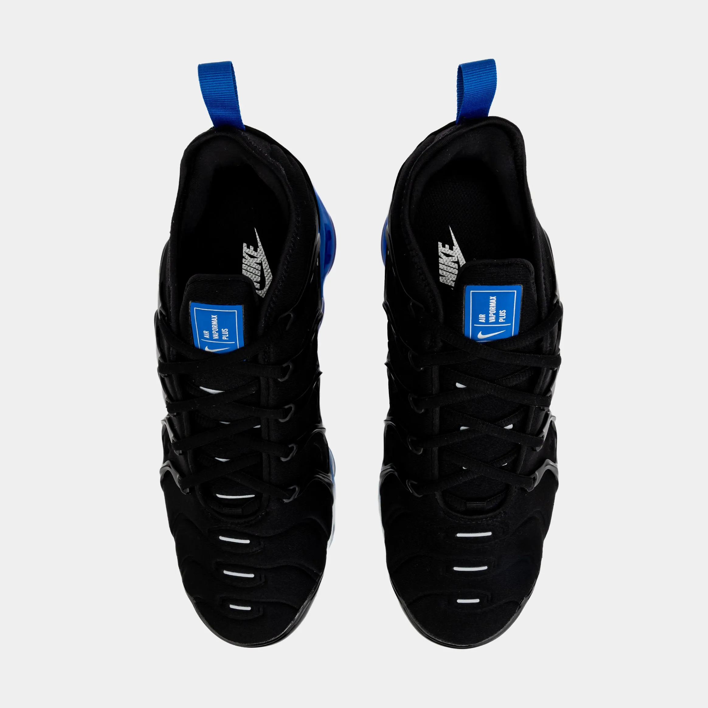 Air Vapormax Plus Mens Running Shoes  (Black/Blue)