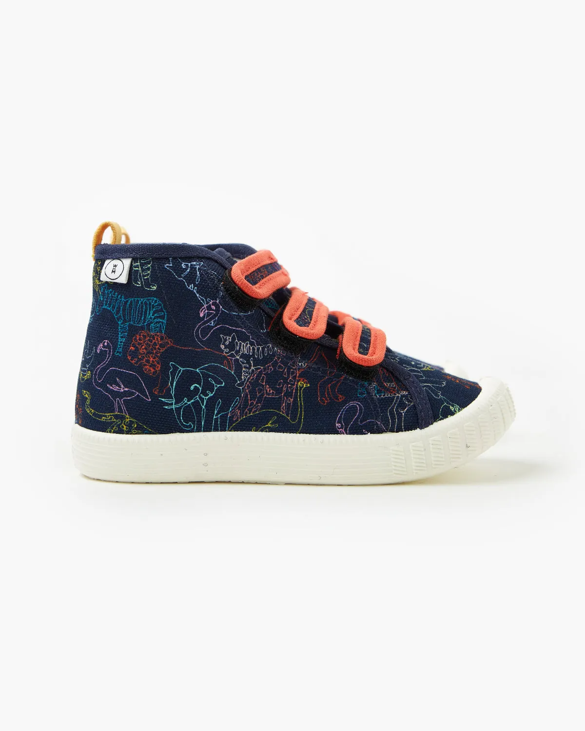 Billie Liberty Print Canvas - Neon Safari Red