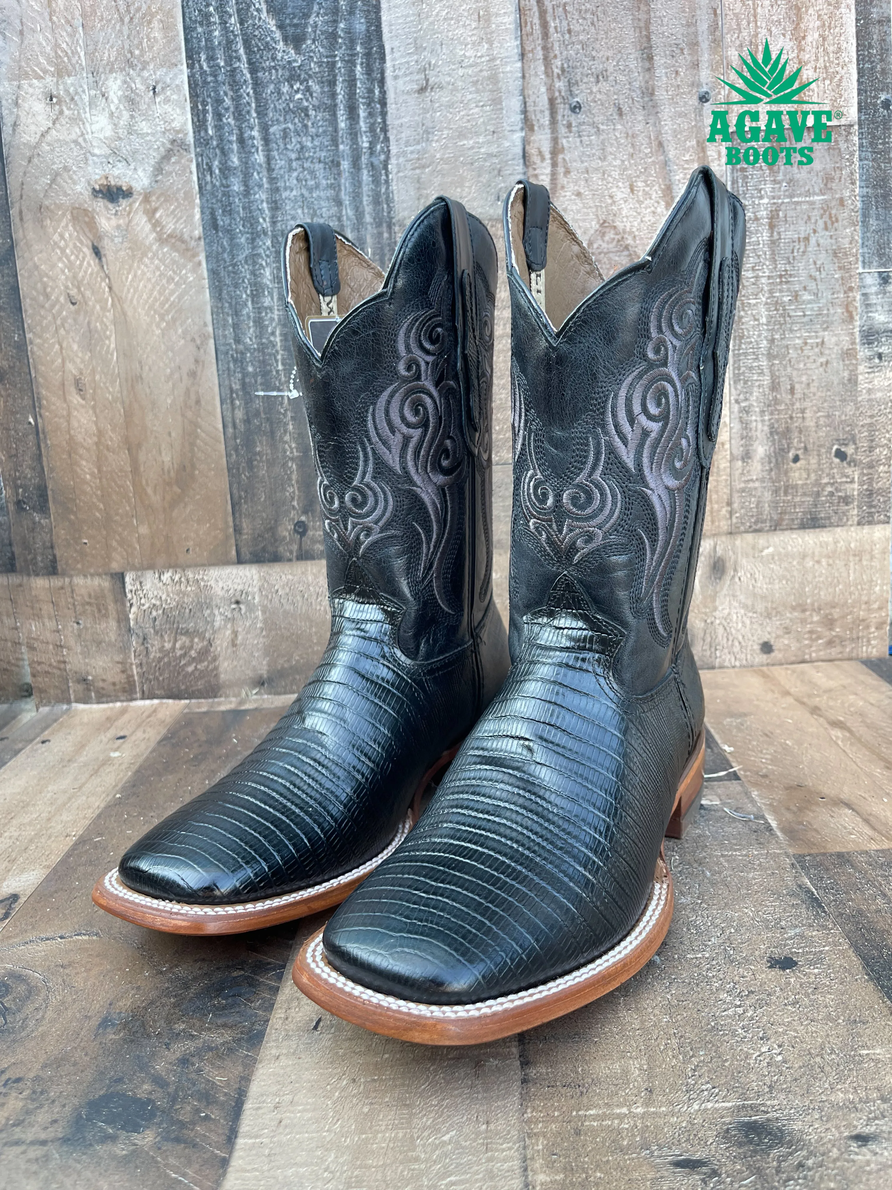 BLACK LIZARD | MEN SQUARE TOE WESTERN COWBOY BOOTS