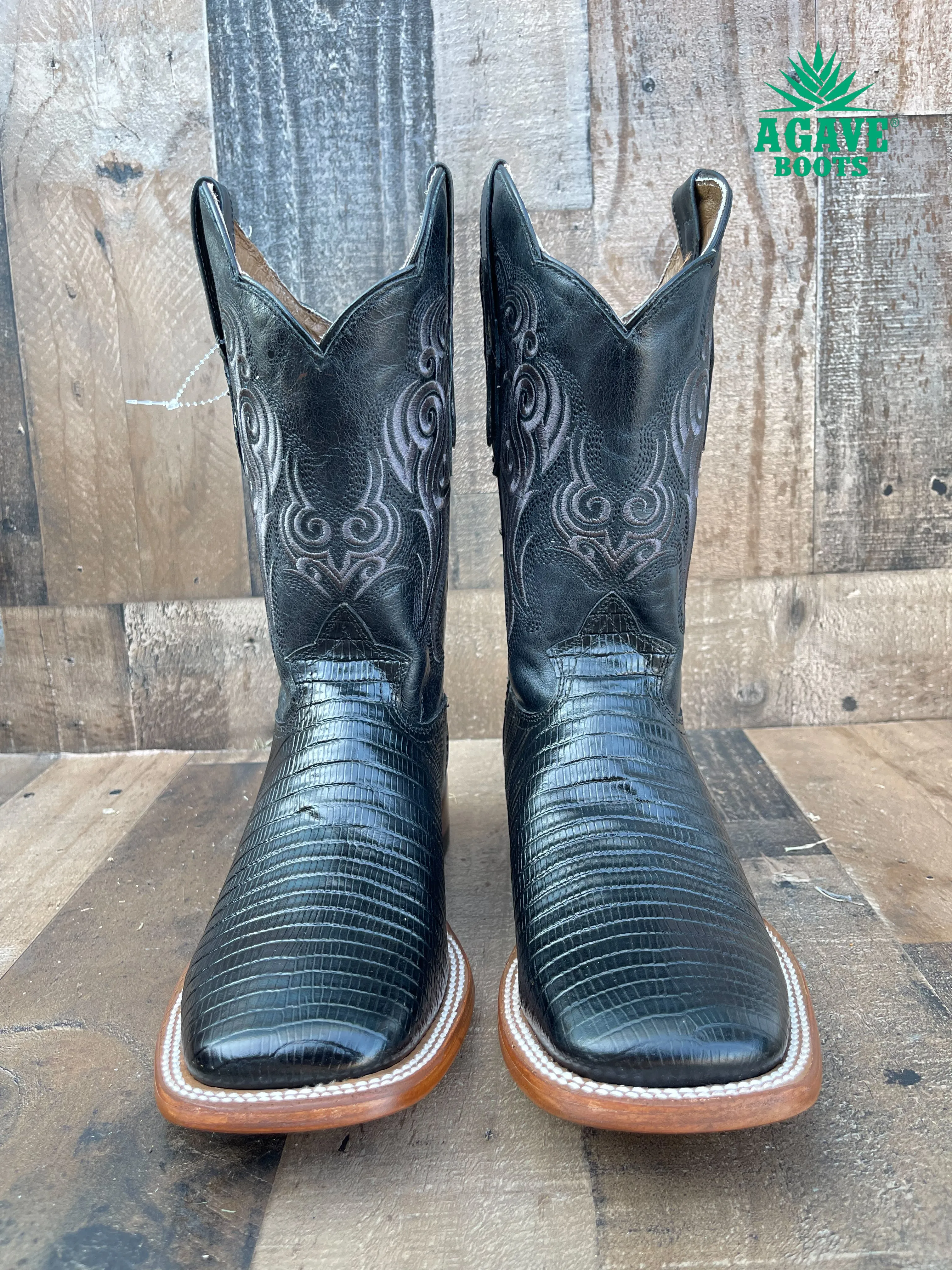 BLACK LIZARD | MEN SQUARE TOE WESTERN COWBOY BOOTS