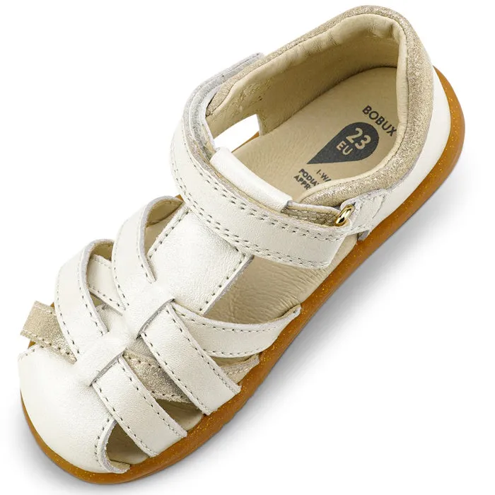 Bobux iwalk Cross Jump Sandal Moon Pearl Closed Toe 636708