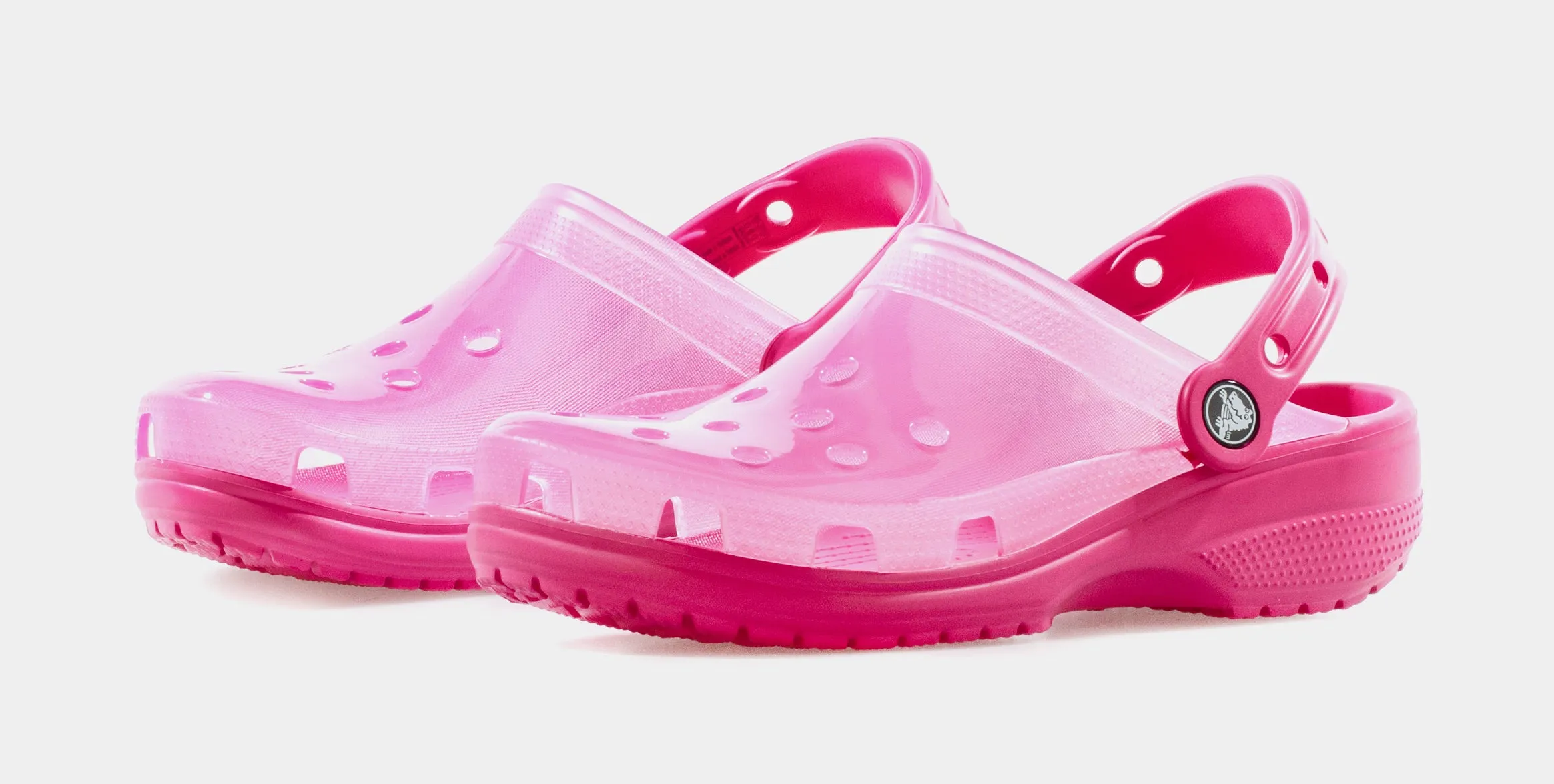 Classic Translucent Clog Mens Sandals (Pink)