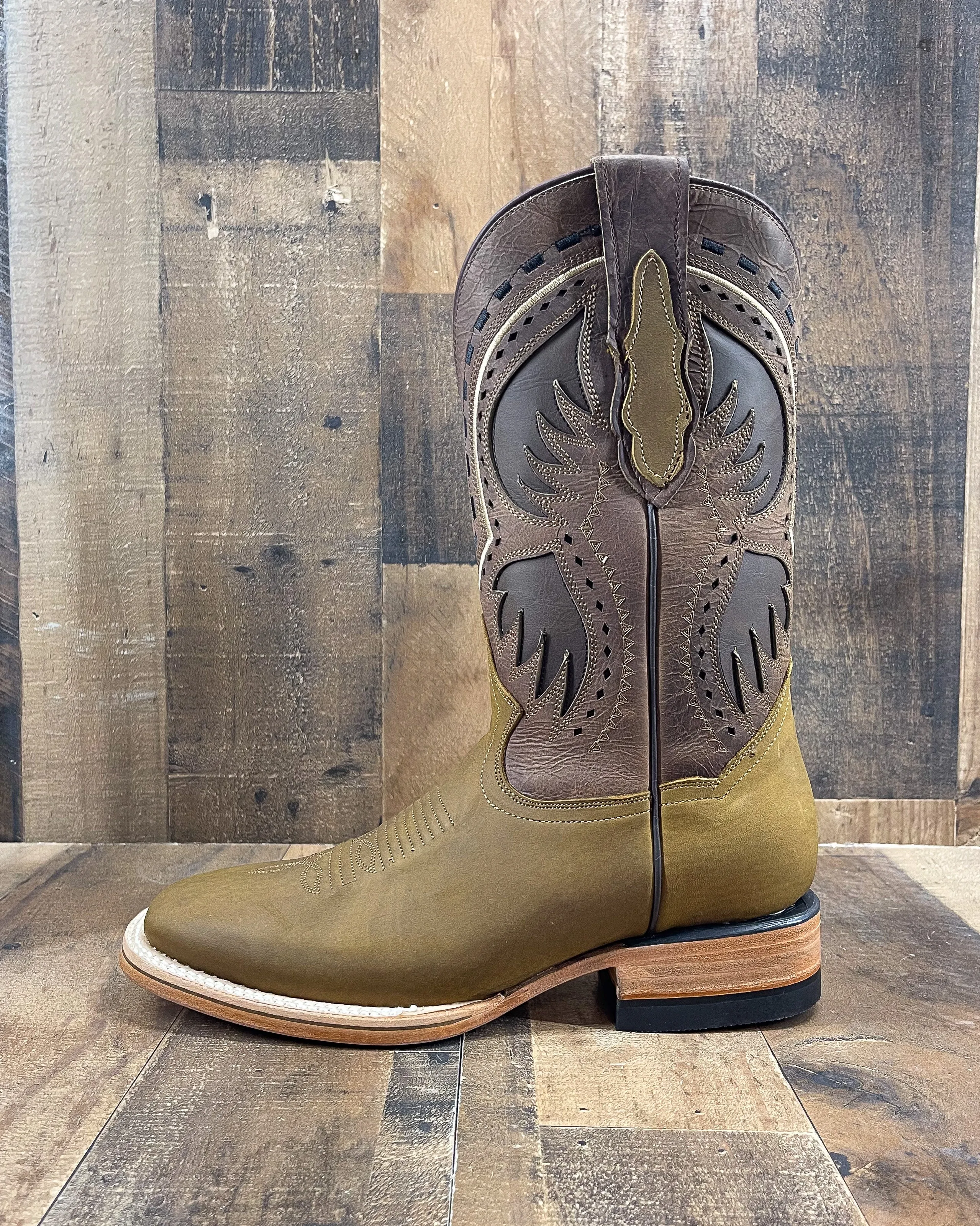 CRAZY "PAPAYA" | MEN SQUARE TOE COWBOY BOOTS