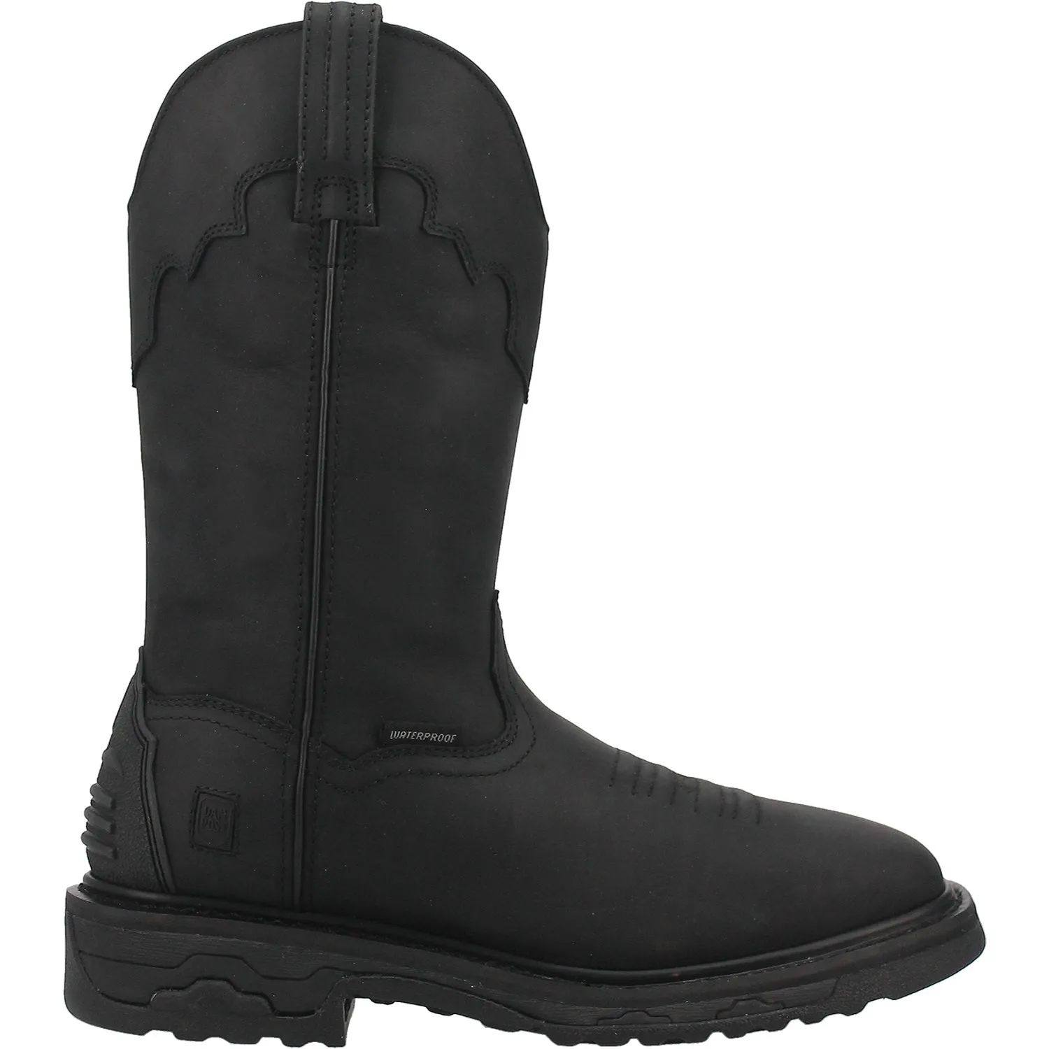 Dan Post Mens Blayde- Waterproof Work Boots Leather Black