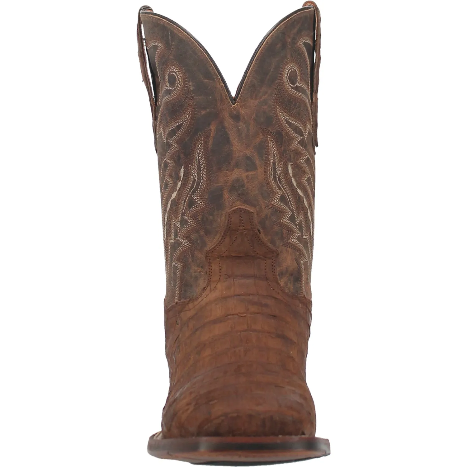 Dan Post Mens Mickey Cowboy Boots Caiman Foot Tan