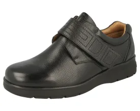 DB Shoes Beaumont Black Wide Fit Leather Shoe