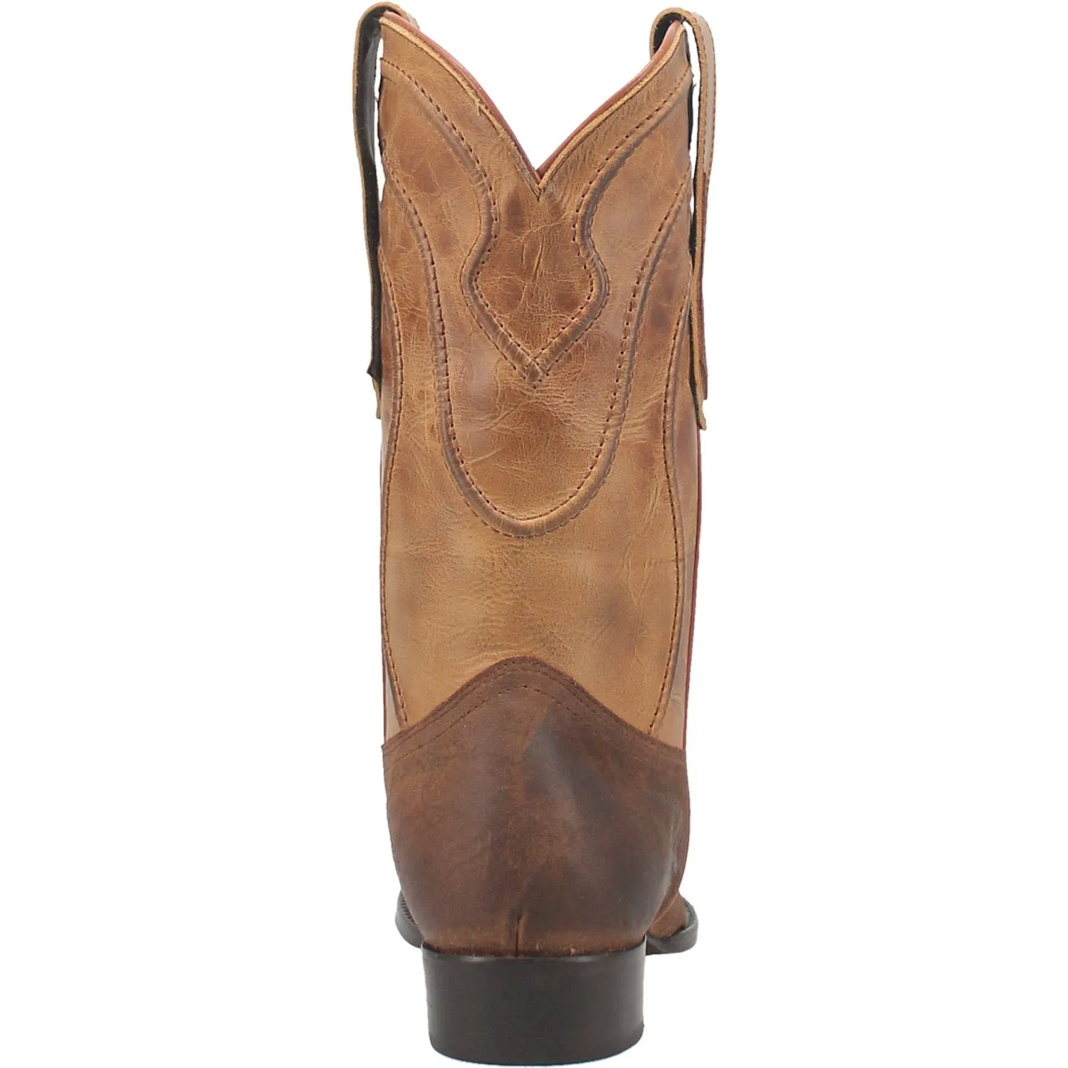 Dingo Mens Whiskey River Cowboy Boots Leather Natural