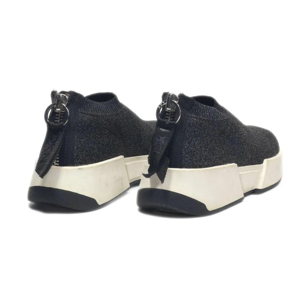 Dkny Trainers & Sneakers Leather Black Colour For Women