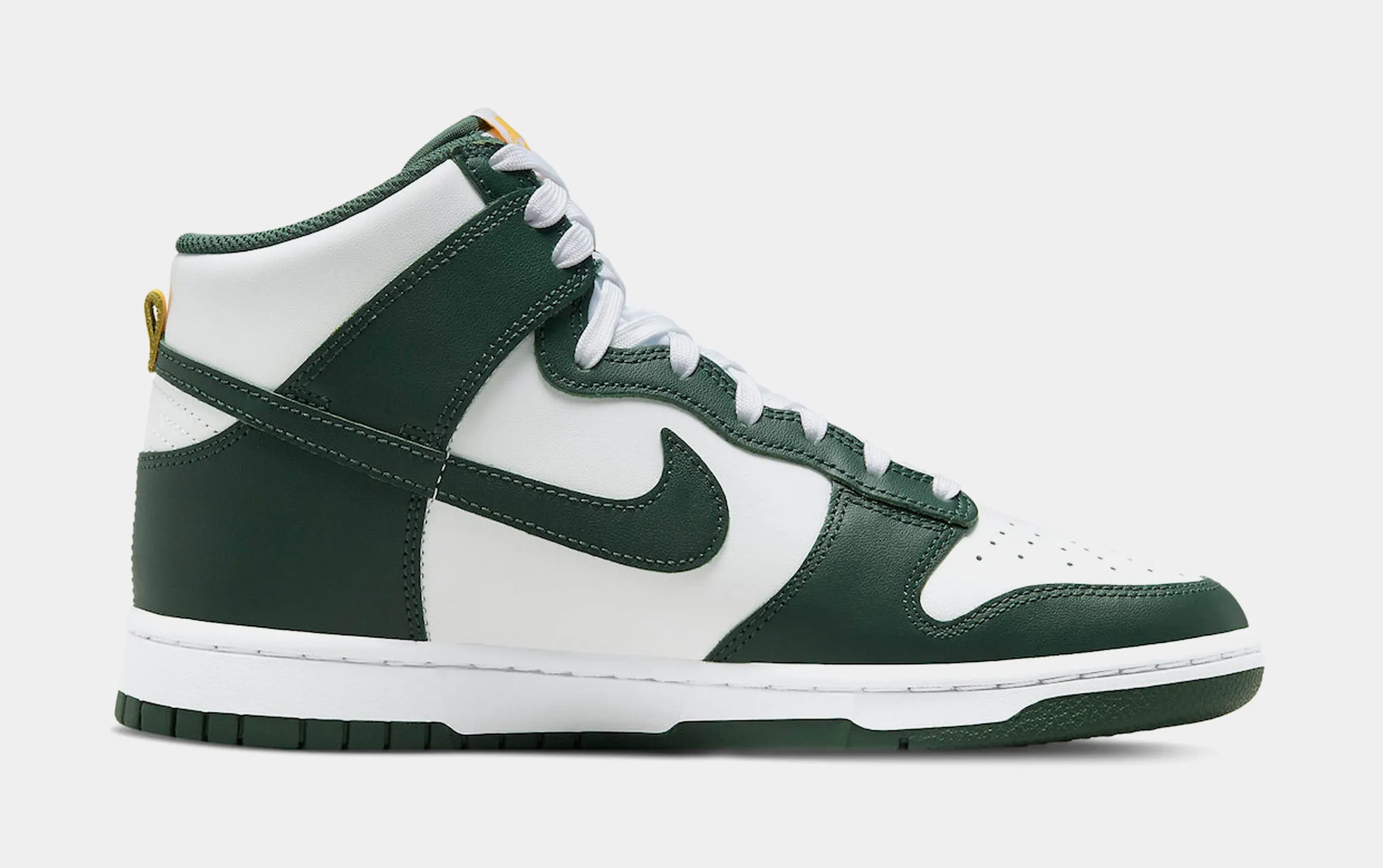 Dunk High Noble Green Mens Lifestyle Shoes (Green/White) Free Shipping