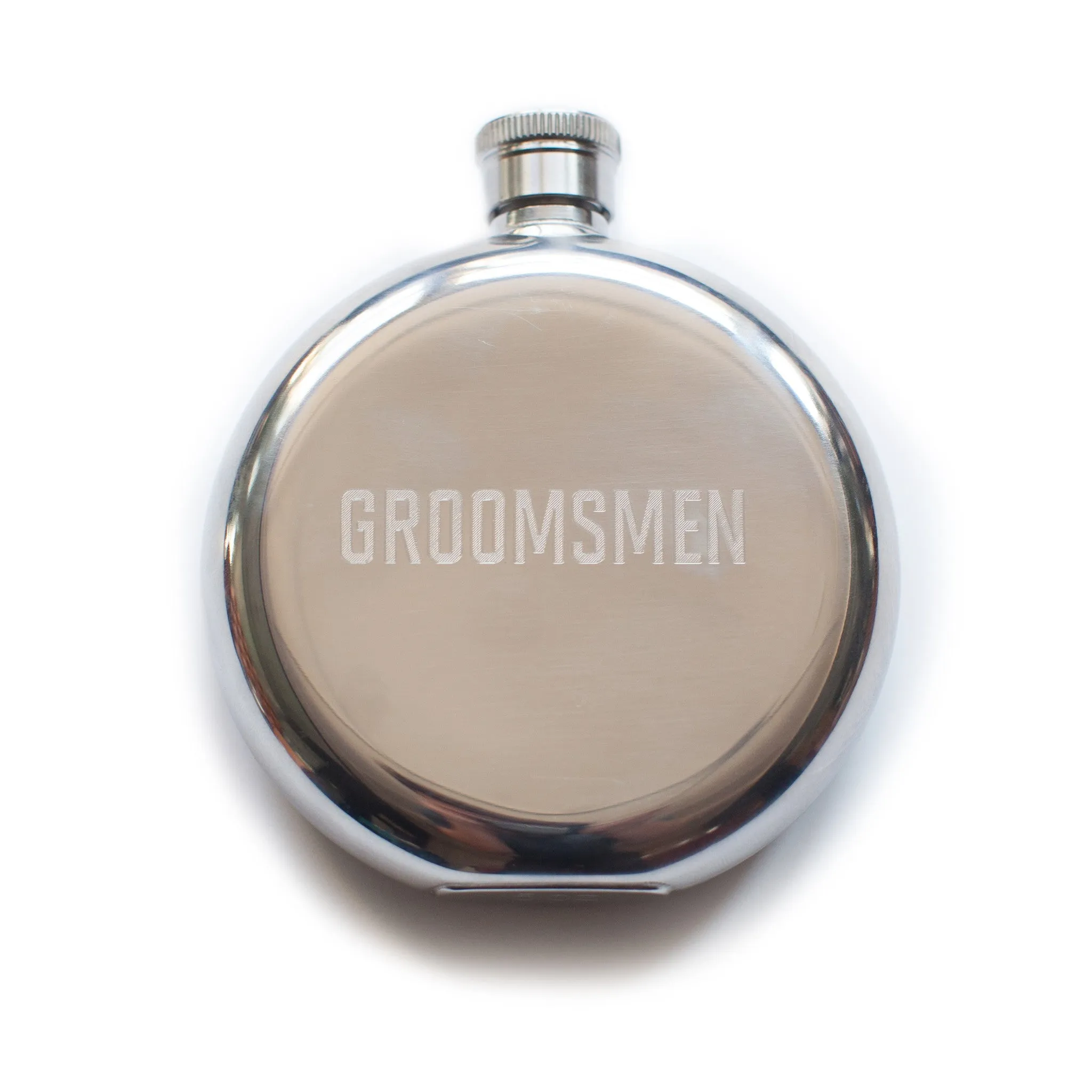 Groomsmen Set of Six Blank 5 oz. Flasks