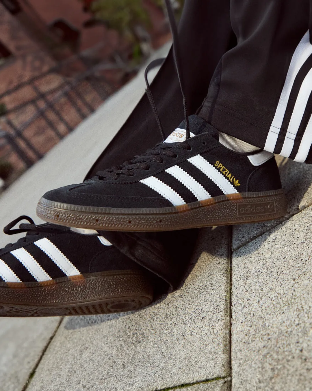 Handball Spezial Black White suede