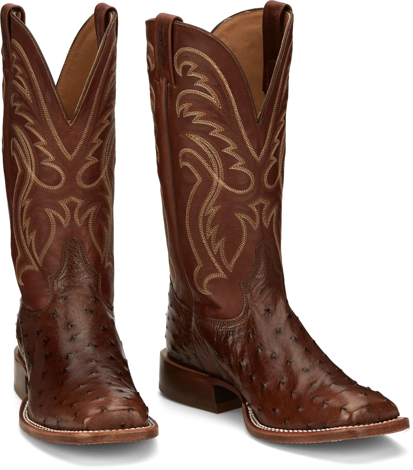 Justin 13in Mens Bourbon Jacinto Leather Cowboy Boots