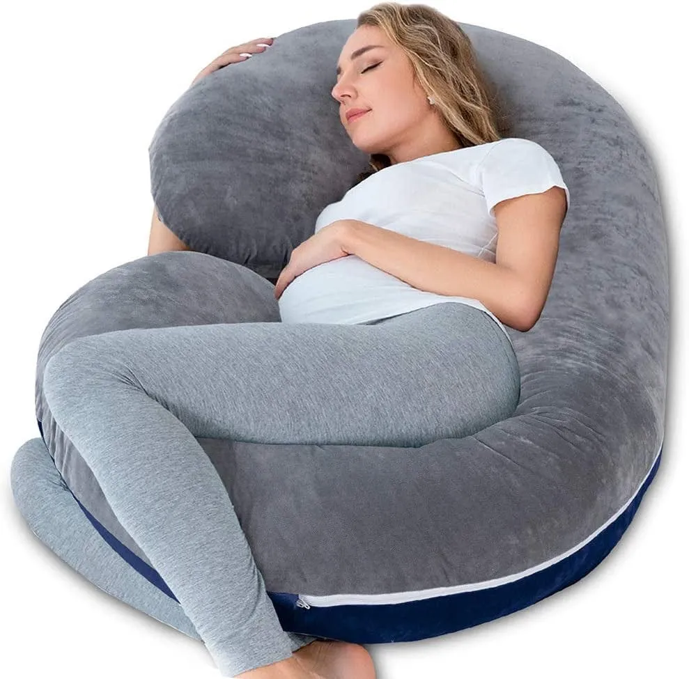 Maternal Instincts C-Shaped Body Pregnancy Pillow