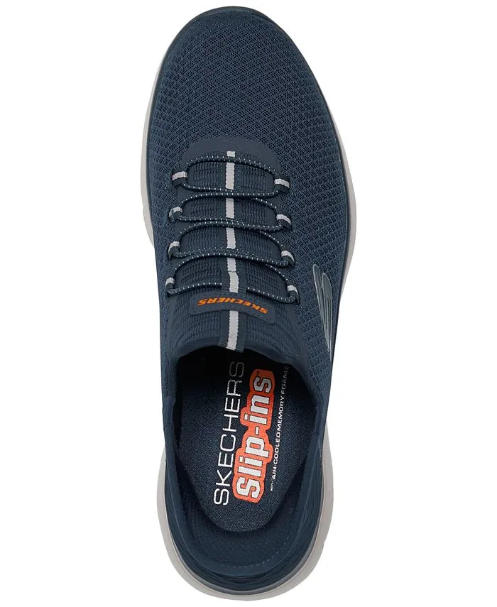 Men's Summit Slip-on - High-End Casual Sneaker from Finish Line Skechers blue