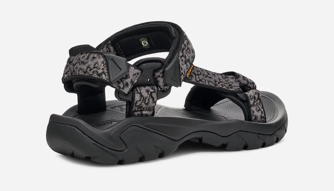 Men's Teva Terra FI 5 Universal Hiking Sandal Color: Magma Black/ Grey