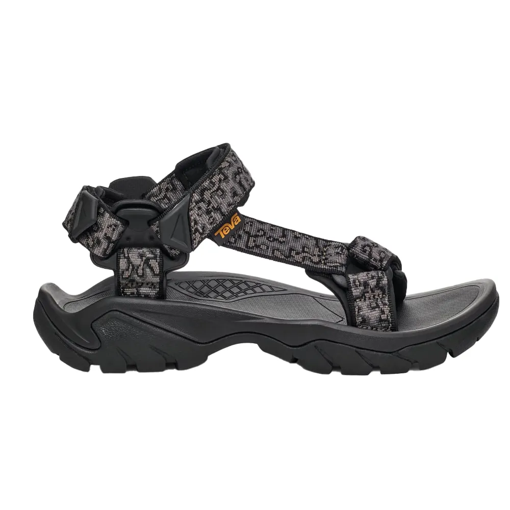 Men's Teva Terra FI 5 Universal Hiking Sandal Color: Magma Black/ Grey