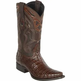 Men's Wild West Caiman Belly Skin Snip Toe Boot 2948207