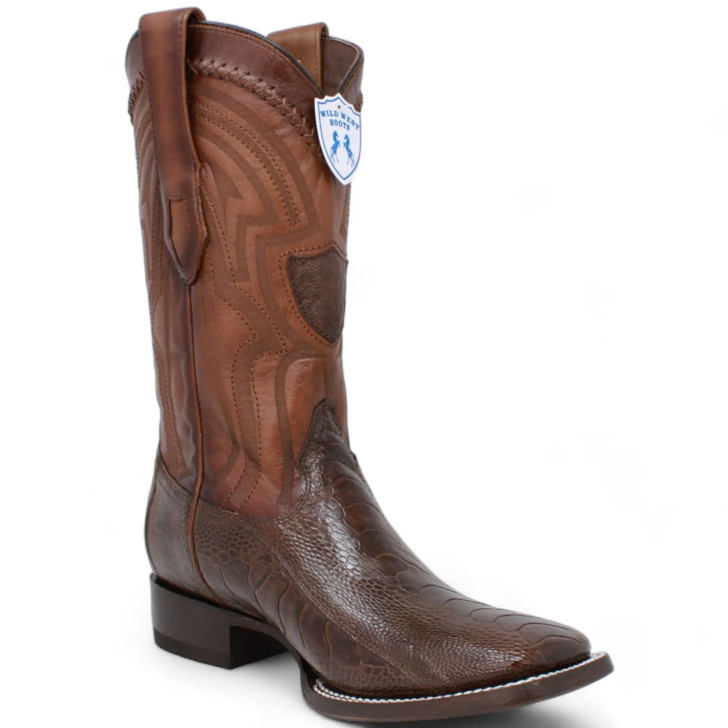 Men's Wild West Ostrich Leg Ranch Toe Boot 2824L0507