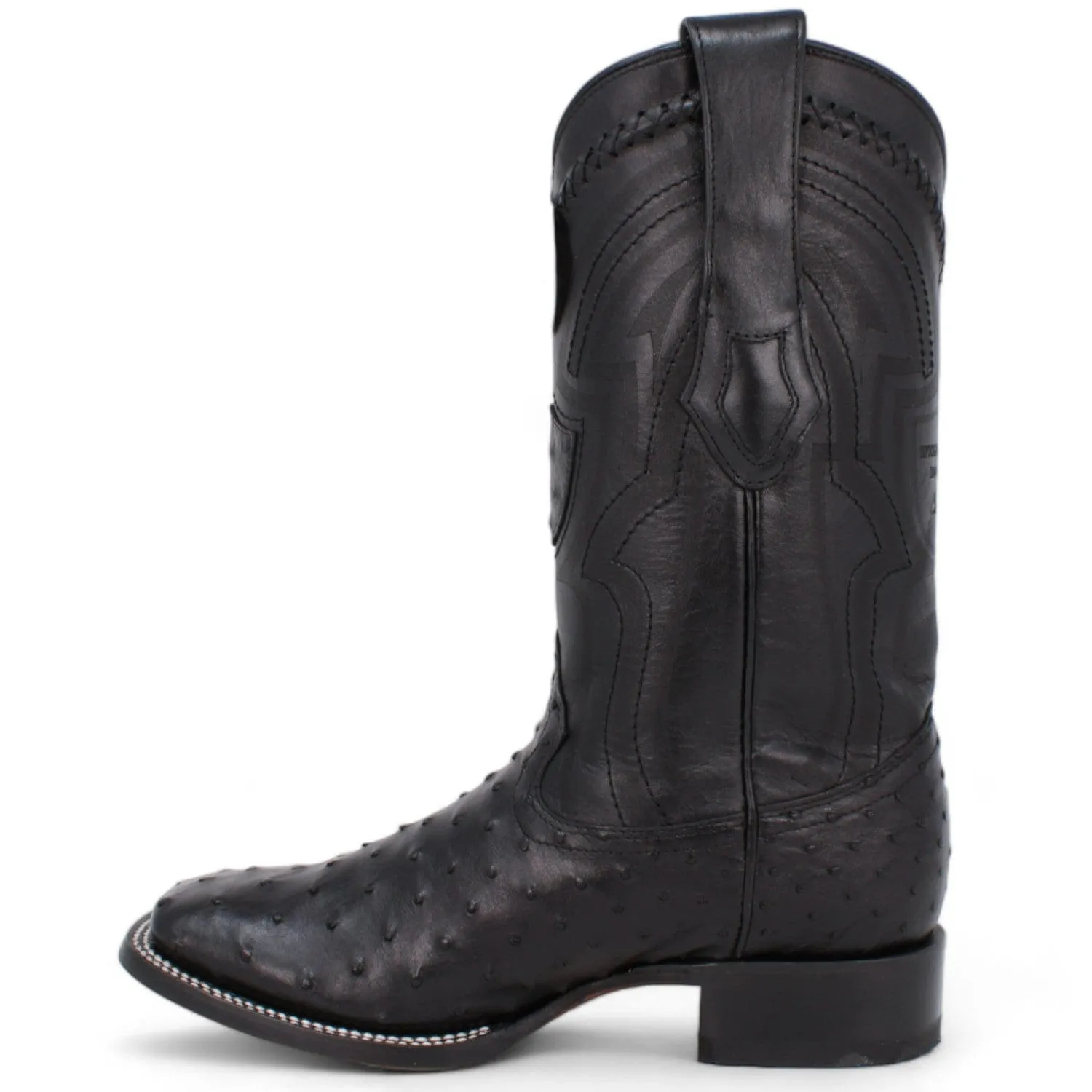 Men's Wild West Ostrich Skin Ranch Toe Boot 2824L0305