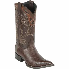 Men's Wild West Smooth Ostrich Skin 3X Toe Boot 2950407