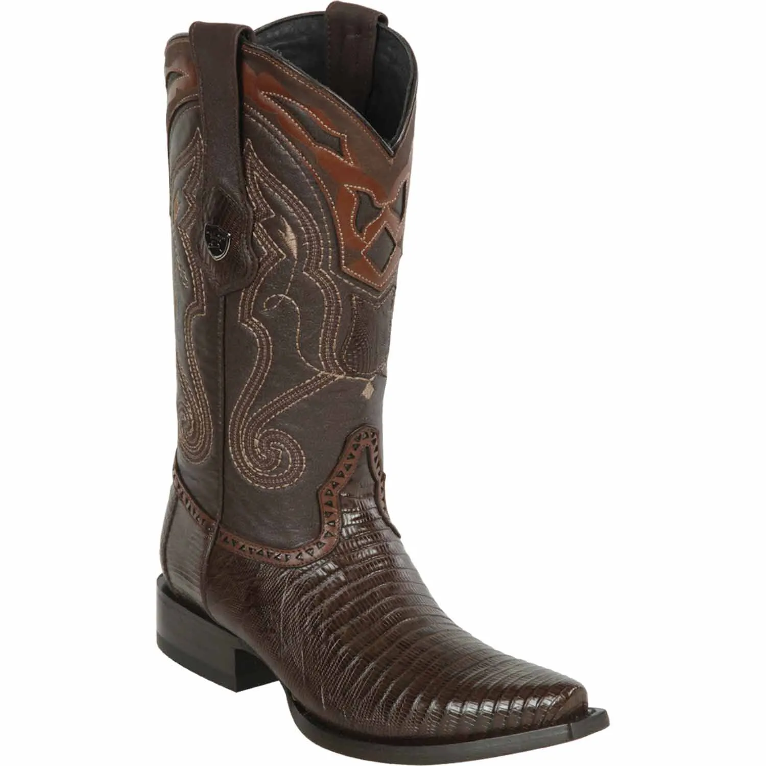 Men's Wild West Teju Lizard Skin Snip Toe Boot 2940707