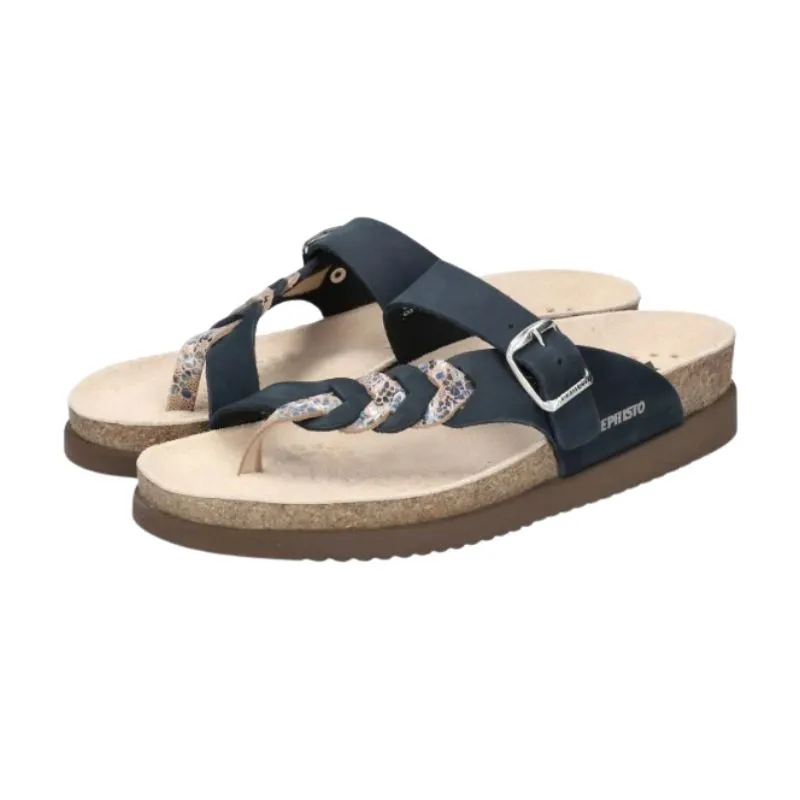 Mephisto Heleonore Navy Women's Sandals