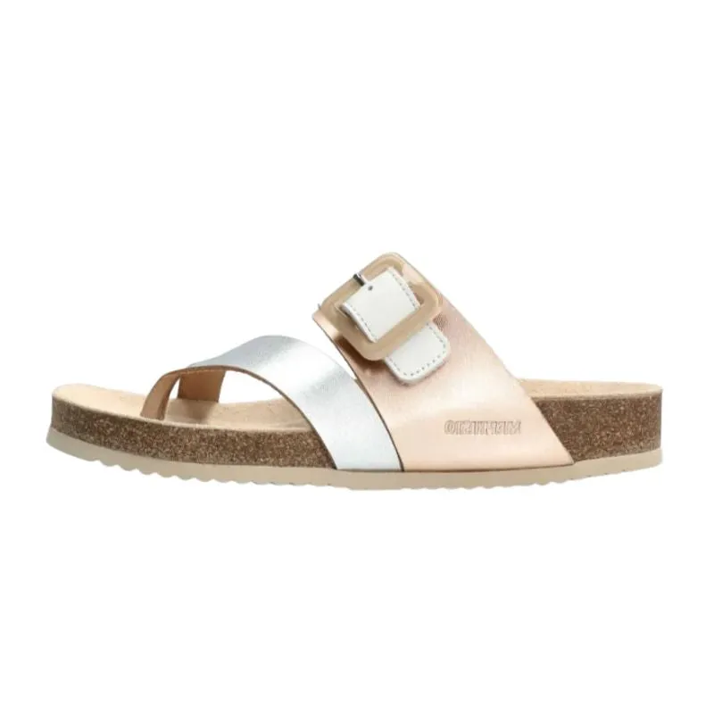 Mephisto Madeline Silver Women's Sandals