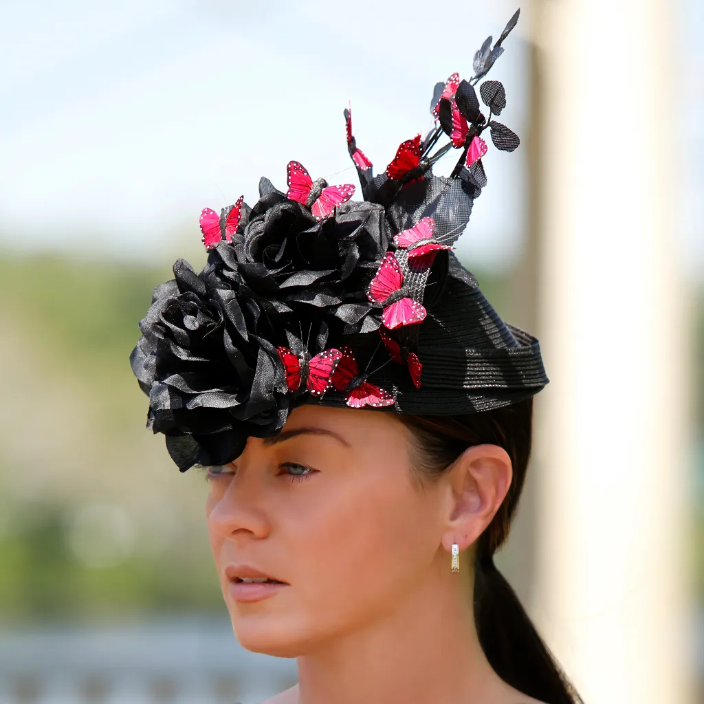 NA332116-Butterfly fascinator for women