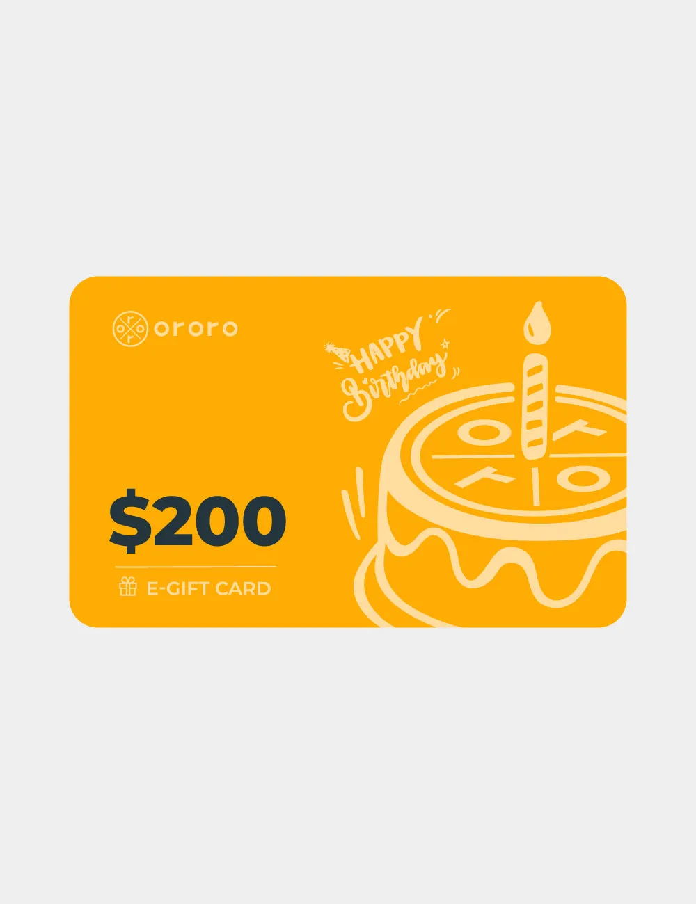 ORORO E-Gift Card