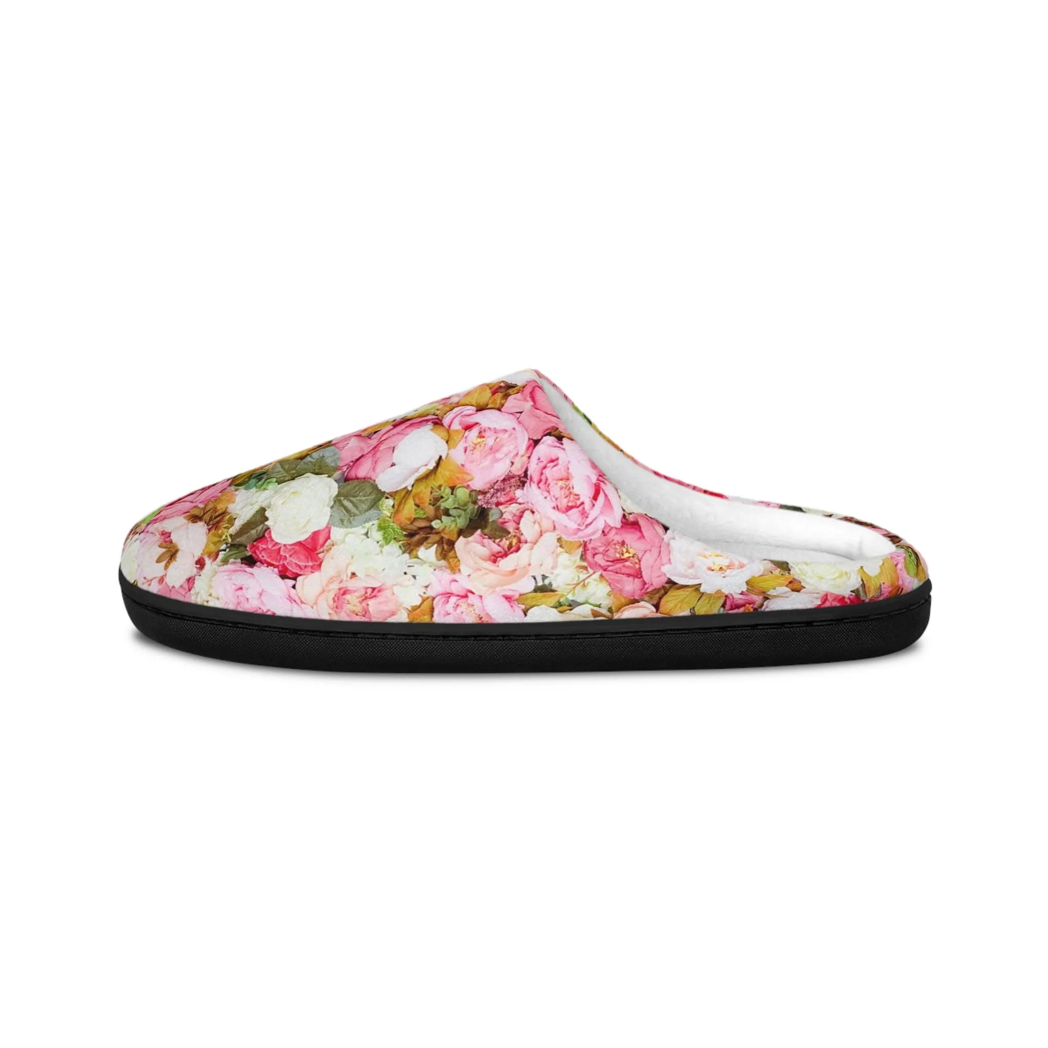 Pink Flowers - Inovax Women's Indoor Slippers