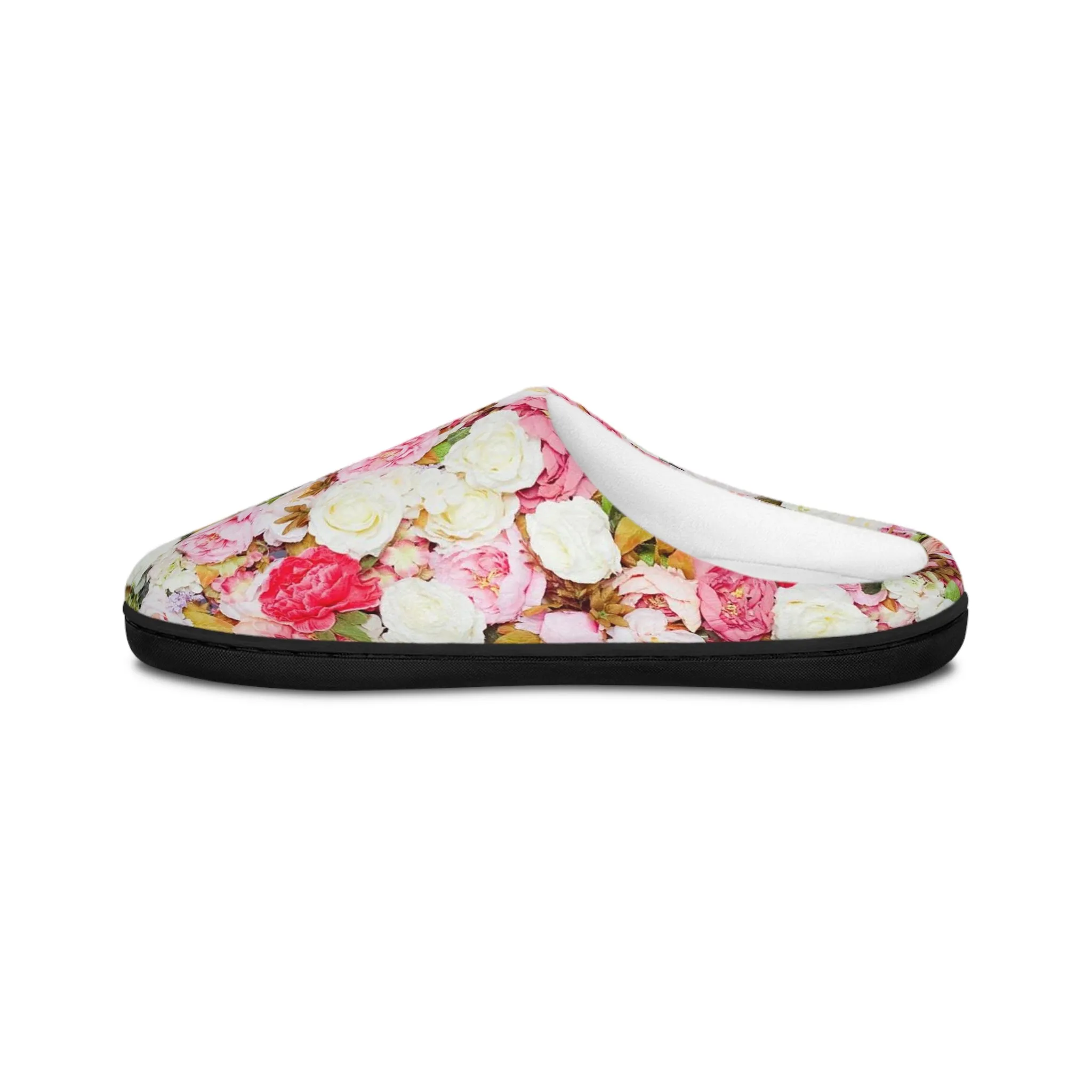 Pink Flowers - Inovax Women's Indoor Slippers