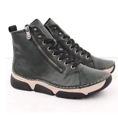 Rieker 45920-54 Green Women's Ankle Boots