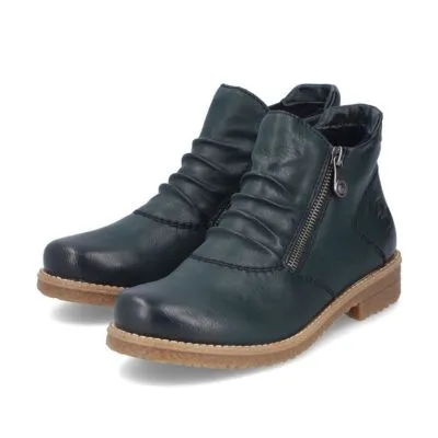 Rieker 73553-54 Green Women's Ankle Boots