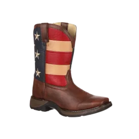 Rocky Lil' Durango Kid's Patriotic Flag Boot