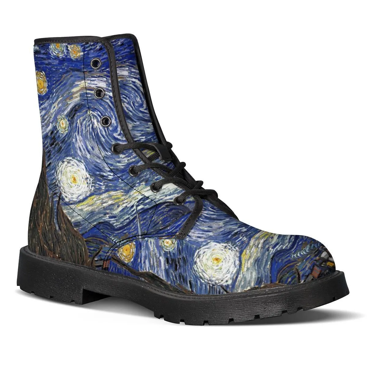 Star Chart Below The Knee Autumn And Winter Online Influencer Martin Boots Women