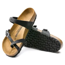 Women's Birkenstock Mayari Oiled Leather Color: Black