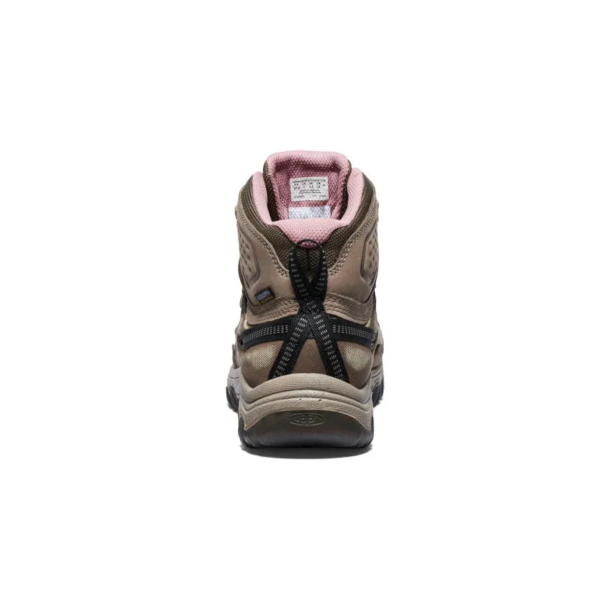 Women's Keen Targhee IV Waterproof Hiking Boot Color: Brindle/Nostalgia Rose