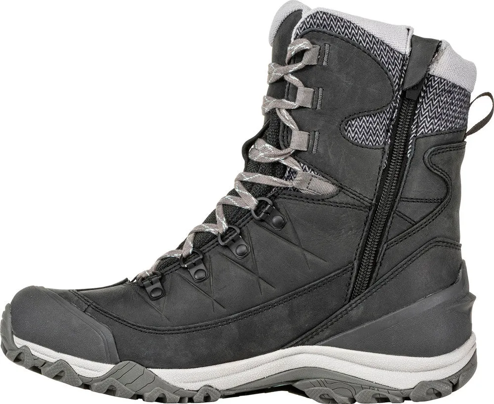 Women's Oboz Ousel Mid Insulated Waterproof Color: Black Sea