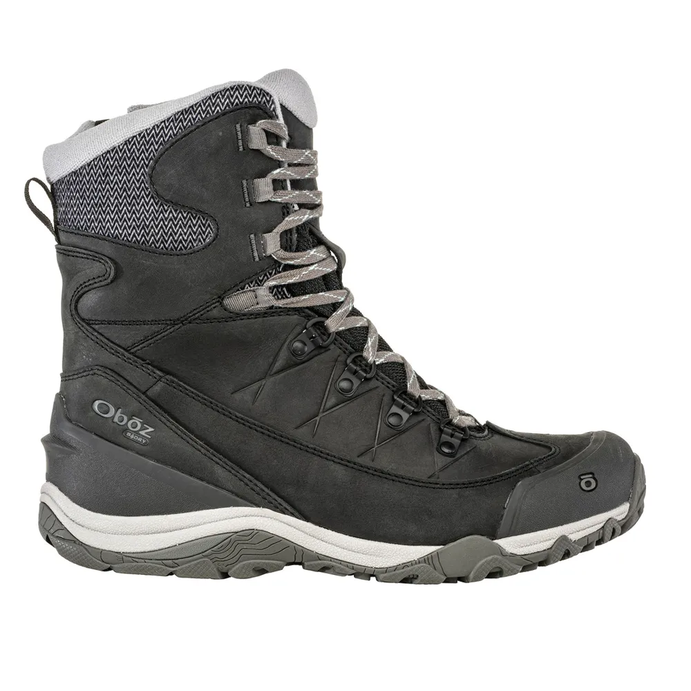 Women's Oboz Ousel Mid Insulated Waterproof Color: Black Sea